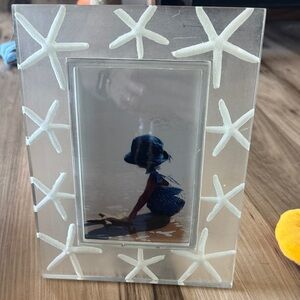 Starfish Design Silver Photo Frame
